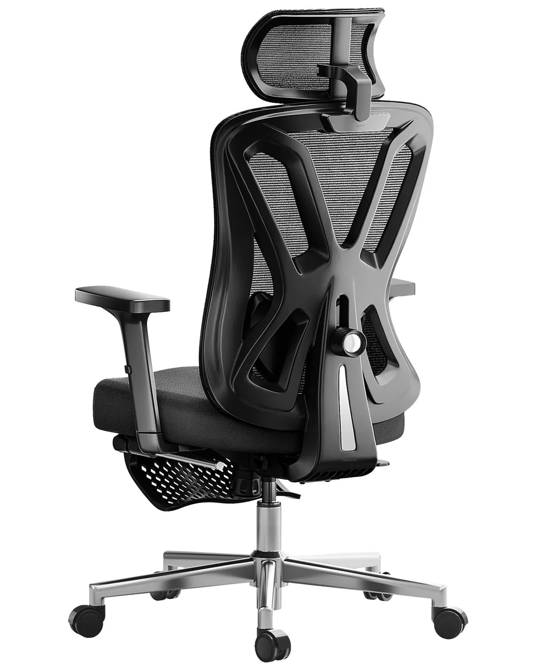 Hbada P5 Silla de Oficina Ergonómica de Aluminio con Reposapiés Integrado