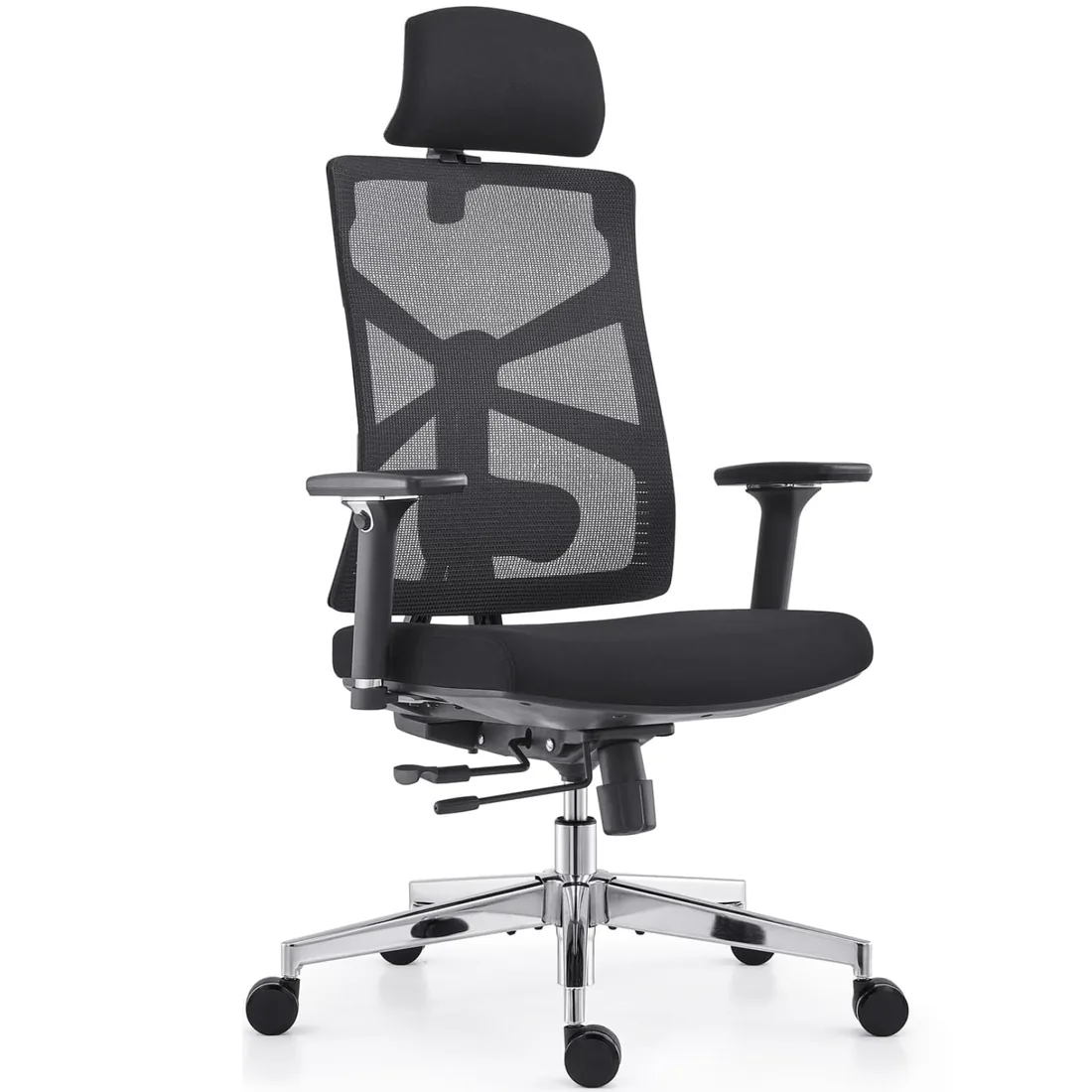 HOLLUDLE Shaper1 Silla de Oficina Ergonómica, Respaldo Adaptativo y Reposabrazos 4D